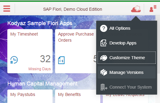 SAP Fiori UI Theme Designer