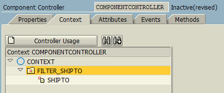 data filter context for ALV table query