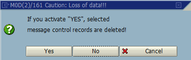 SAP SD output message deletion from NAST ABAP table