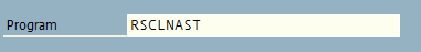 RSCLNAST ABAP program to delete NAST output messages
