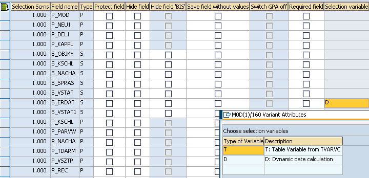 Dynamic date calculation for variant