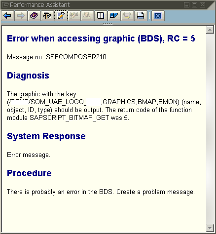 Error when accessing graphic (BDS)