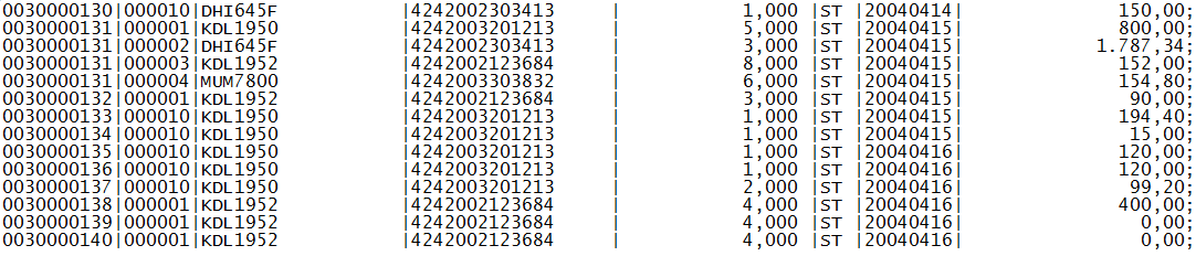 export SAP data into text file using ABAP function module