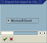 export list object to xxl Excel