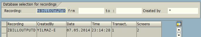 create ABAP program from batch input recording