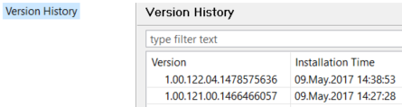 SAP HANA database version history