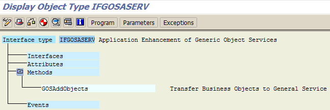 IFGOSASERV Application Enhancement of Generic Object Services