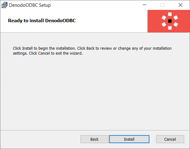 install 32-bit Denodo ODBC driver