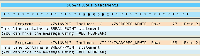 list-of-superfluous-statements-in-ABAP-codes