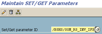 ABAP set get parameter
