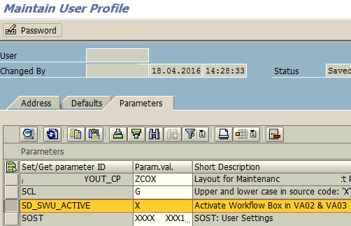 activate workflow box on sales order transactions