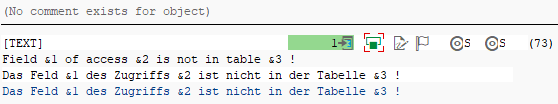 translate message text of message class in ABAP transaction SE63