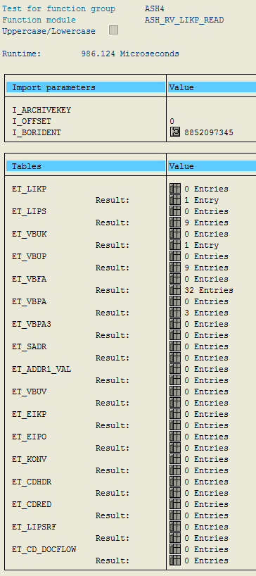 read archived delivery document using ABAP function module