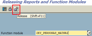 release function module to Internet