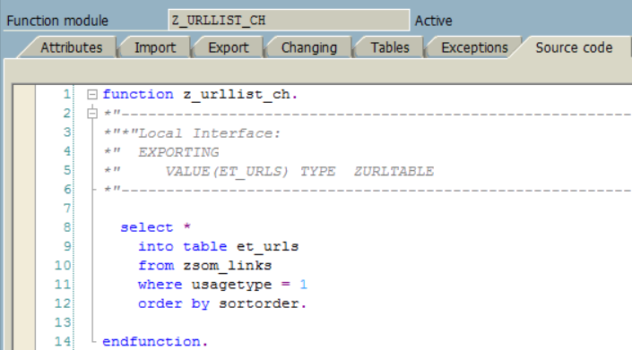 ABAP RFC remote-enabled function module source codes