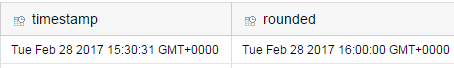 SQL rounding function with datetime data type