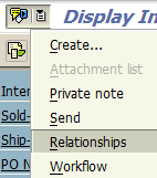 Sales Order Relationships to list IDocs for a given sales document