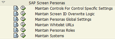 Customize SAP Personas using SPRO transaction