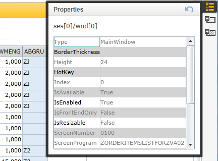 SAP Personas flavor MainWindow