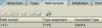 SAP Smartforms field symbols