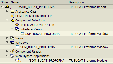 SAP web dynpro objects for ABAP developer