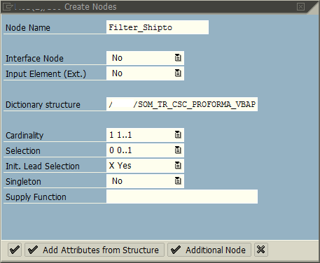 Create node details