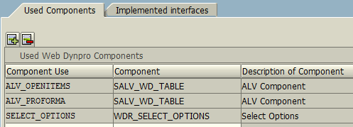SAP Web Dynpro SALV_WD_TABLE ALV component