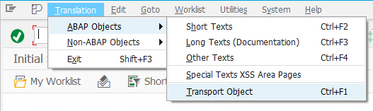 translate ABAP message class on SE63 transaction