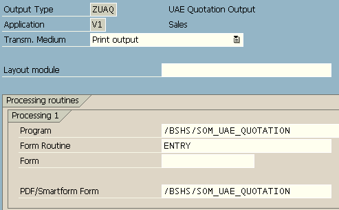 set SAP Smartform and print program name