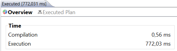 HANA Plan Visualizer output for numbers table function performance