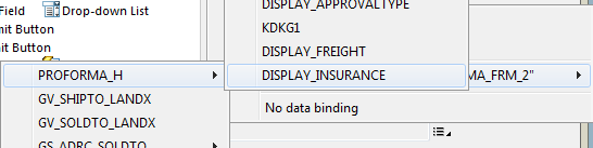 data binding on Adobe Form
