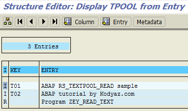ABAP TPOOL structure returning text symbol for specific language
