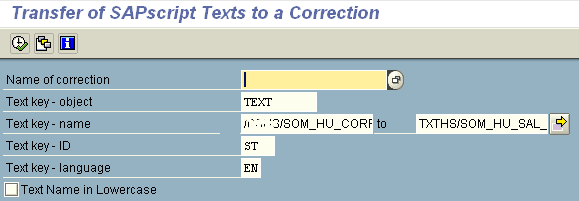 transfer SAPScript texts