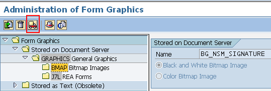 Transport SAP graphics using SE78