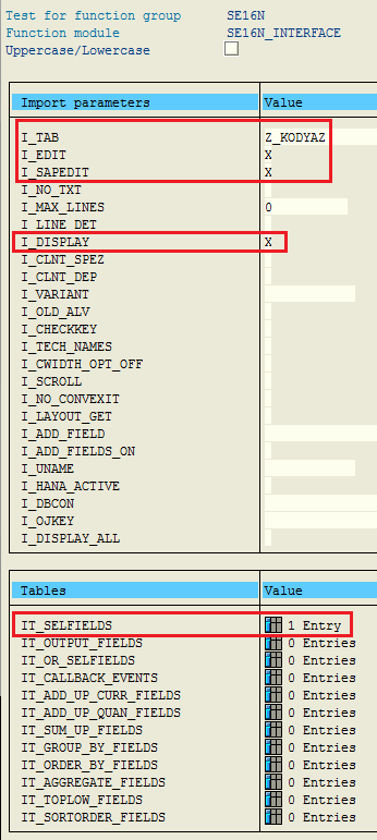 update SAP database table using ABAP function module