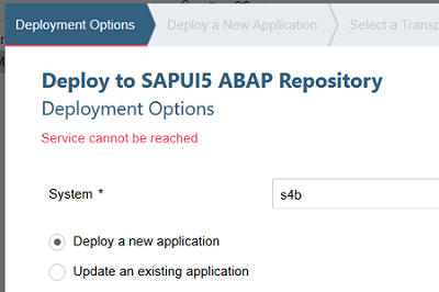 deploy to SAPUI5 ABAP Repository from SAP WebIDE