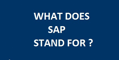 What does SAP stand for