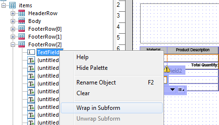 wrap control in subform on SAP Adobe Form