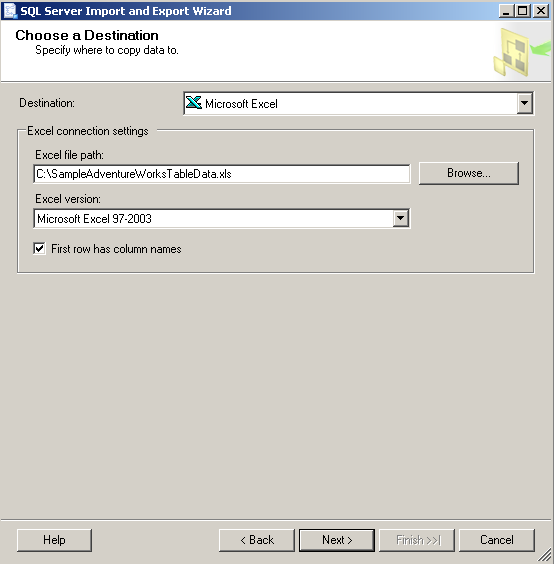 destination-excel-file-for-data-export-from-sql-server-database-table