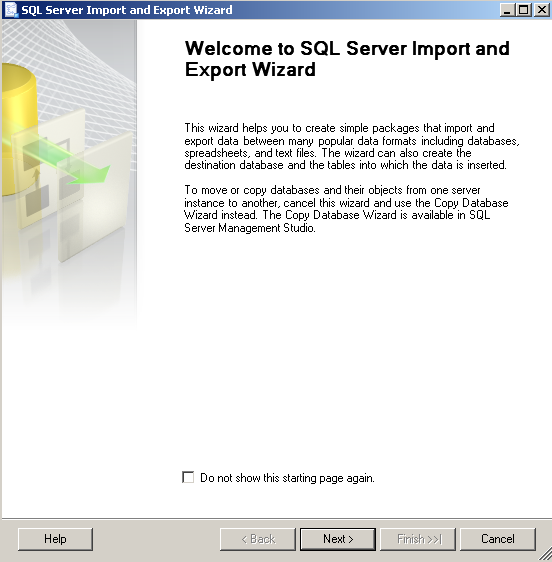 sql-server-import-and-export-wizard