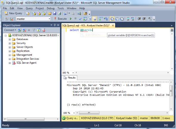 sql server 2012 enterprise edition version number