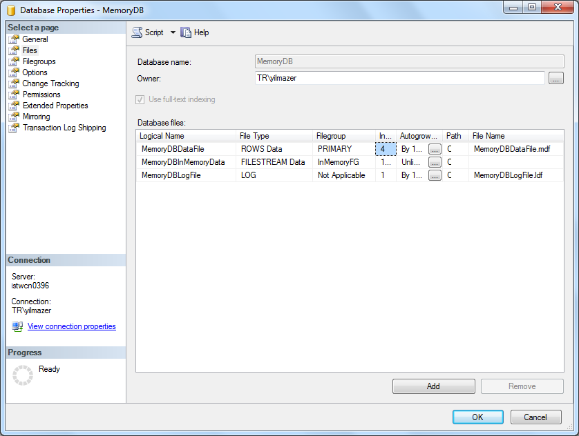 sql server memory