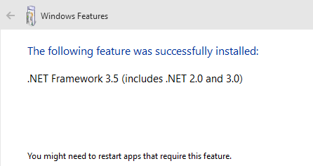 Microsoft .Net Framework 3.5 Service Pack 1