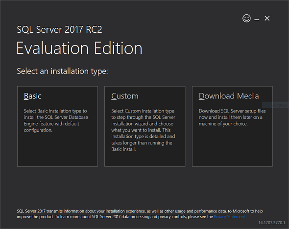 download SQL Server 2017 free using setup tool