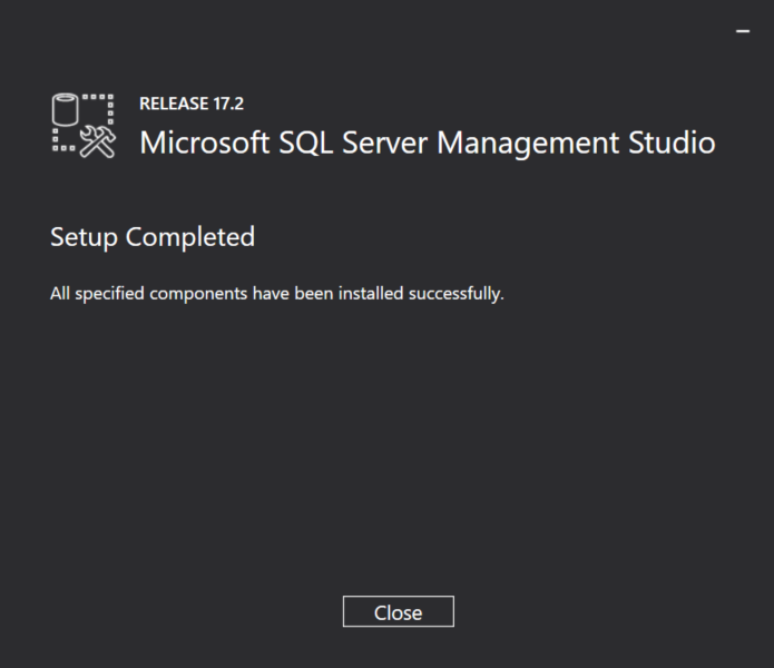 SQL Server Management Studio for SQL Server 2017