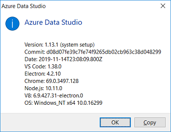 Azure Data Studio for SQL Server 2019 download and installation