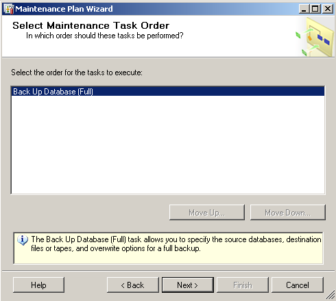 sqlserver-maintenance-plan-task-order