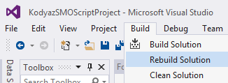 build SQL Server SMO project in visual Studio