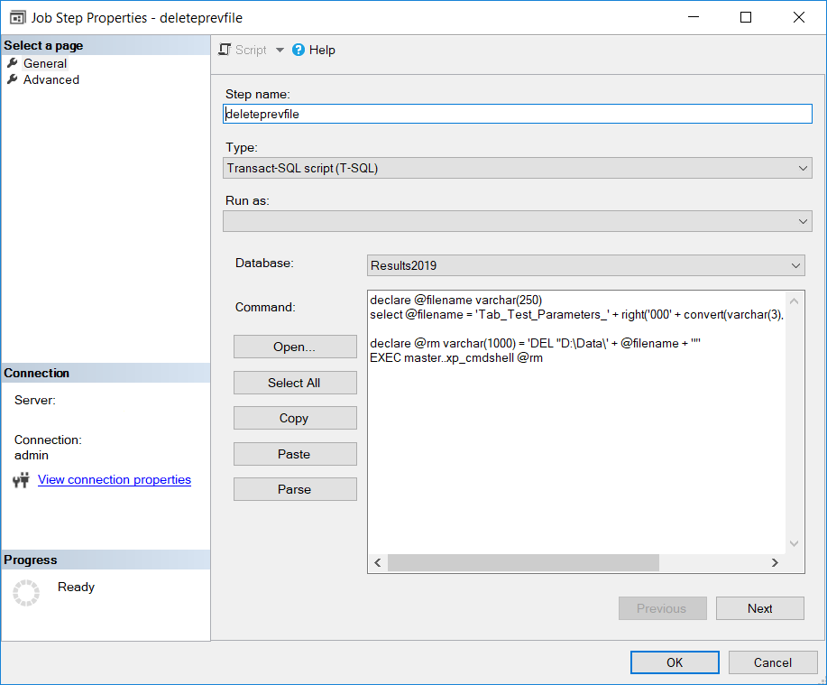 delete migrated files to Amazon S3 bucket from local folder using SQL