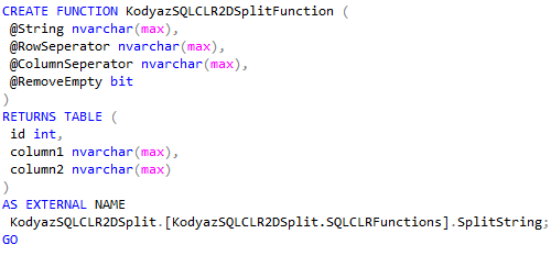 SQL CLR function which returns a table of three columns